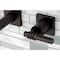 Kingston Brass KS6125ML Two-Handle Wall Mount Bathroom Faucet, Oil Rubbed Bronze KS6125ML - alternate 2